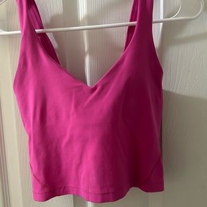 Lulu lemon size 2 sonic pink align tank